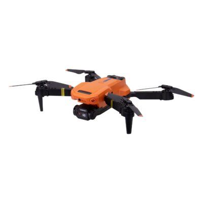 Drone MD E90 - HD - Com Controle e Bolsa - Wi-Fi - Laranja