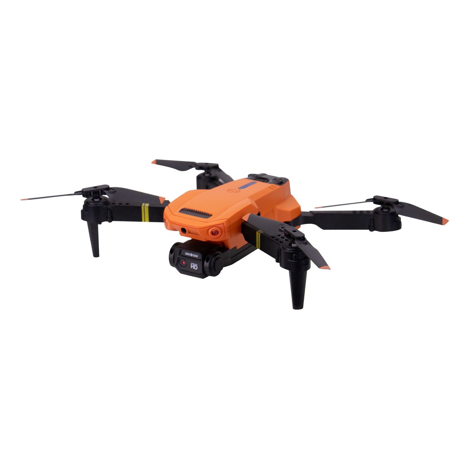 Drone MD E90 - HD - Com Controle e Bolsa - Wi-Fi - Laranja