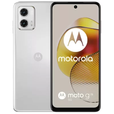 Celular Motorola Moto G73 XT2237-2 - 8/256GB - 6.5’’ - Dual-Sim - Lucent White