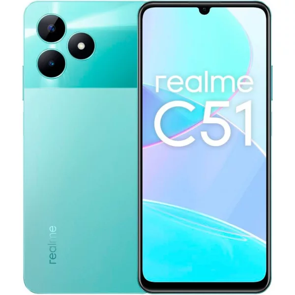 Celular Realme C51 RMX3830 - 4/128GB - 6.74’’ - Dual-Sim - Mint Green - Imagem 2