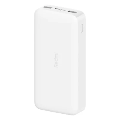 Carregador Portátil Xiaomi Redmi PB100LZM - 10000mAh - 2xUSB/Tipo C/MicroUSB - Branco