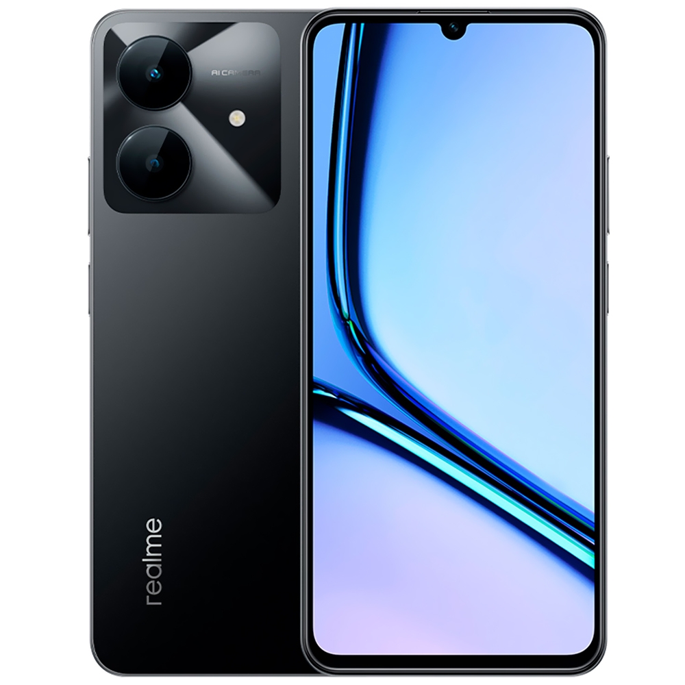 Celular Realme Note 60X RMX3938 - 3/64GB - 6.74'' - Dual-Sim - Marble Black