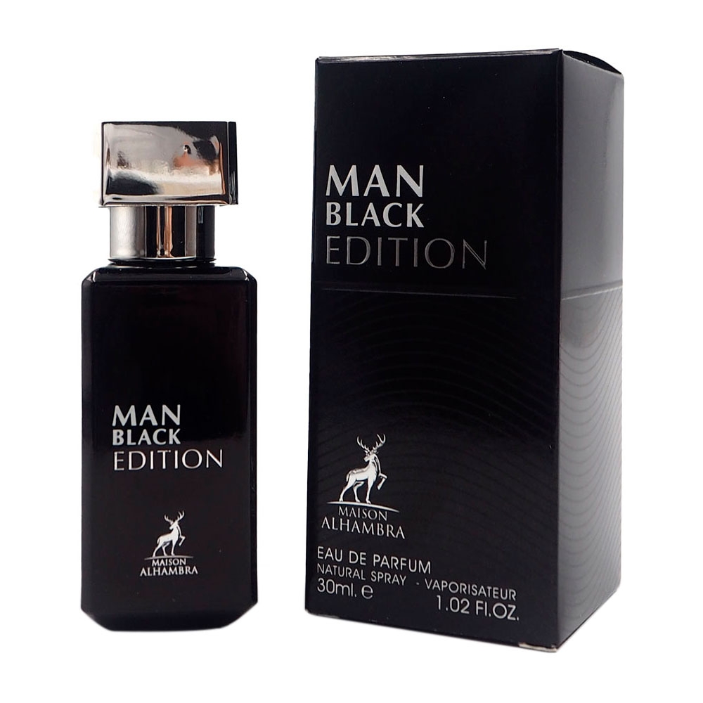 Perfume Maison Alhambra Man Black Edition - Eau de Parfum - Masculino - 30ML