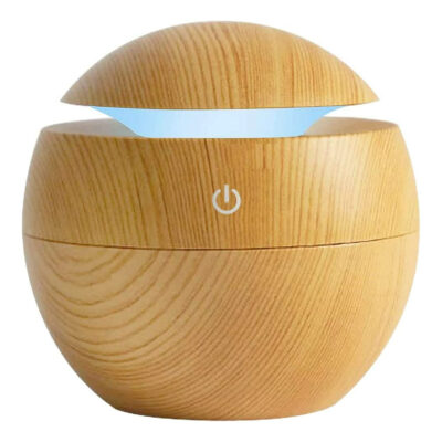 Umidificador de Ar 4life Mini Spa FL001 - 2W - 130ml - BiVolt - Marrom Claro